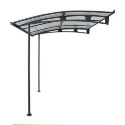 Palram - Canopia Canopy Vega 2000 Grey Clear -Outdoor Garden 12806781 1274833199560600