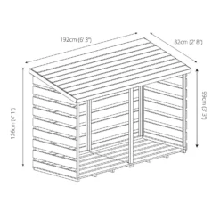 Mercia Double Log Store 20 Mercia Double Log Store -Outdoor Garden 12806821 5215028837739206