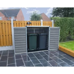 Palram - Canopia Voyager Pent Shed - Dark Grey -Outdoor Garden 12806862 1364833196027977