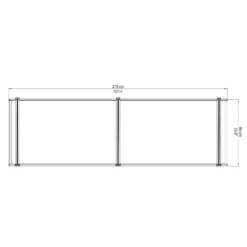 Palram - Canopia Canopy Neo 2700 Grey Twinwall -Outdoor Garden 12807332 8704832955207471