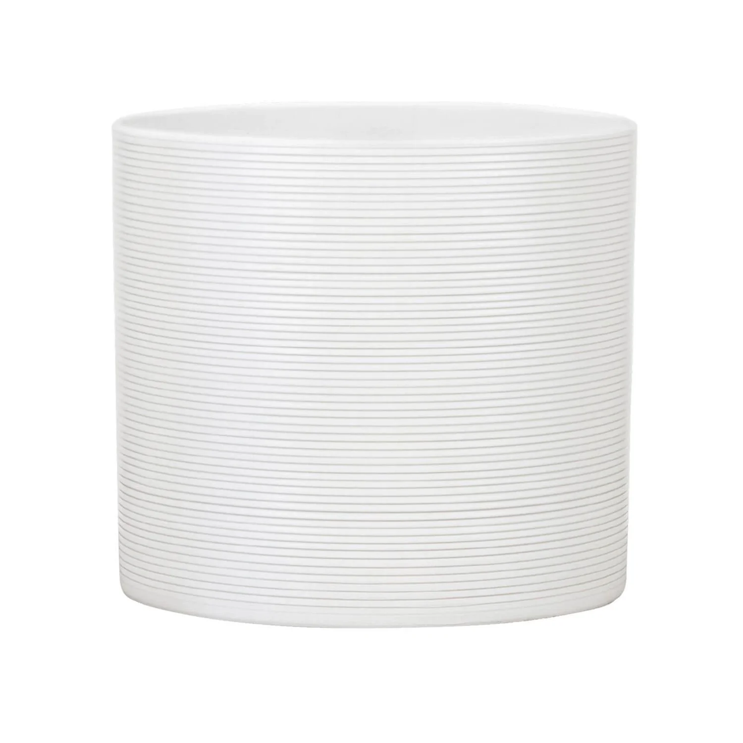 White Plant Pot - 14cm 4 White Plant Pot - 14cm - Image 2