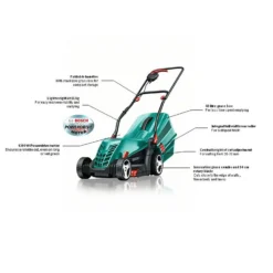 Bosch 1300W Rotak 34-13 Electric Lawn Mower - 34cm -Outdoor Garden 12809318 6605027558834463