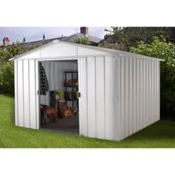 Yardmaster 10x10ft Apex Roof Metal Shed -Outdoor Garden 12809571 3334832955037296