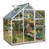 Palram 6 X 6ft Canopia Harmony Greenhouse - Silver 1 Palram 6 X 6ft Canopia Harmony Greenhouse - Silver -Outdoor Garden 12810594 1144845582711804