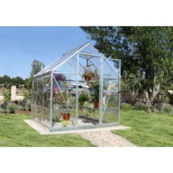 Palram 6 X 6ft Canopia Harmony Greenhouse - Silver 13 Palram 6 X 6ft Canopia Harmony Greenhouse - Silver -Outdoor Garden 12810594 8354845582761670