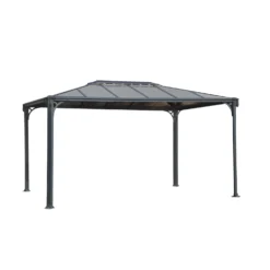 Palram - Canopia Martinique 4300 Garden Gazebo Grey Bronze 9 Palram - Canopia Martinique 4300 Garden Gazebo Grey Bronze -Outdoor Garden 12810742 1974833198960246