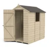 Forest Overlap 6 X 4ft Pressure Treated Apex Shed -Outdoor Garden 12810807 1944831884570210