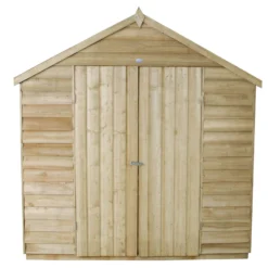 7x5ft Forest Natural Timber Overlap Pent Pressure Treated Wooden Shed -Outdoor Garden 12810896 1554833193957803