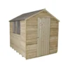8x6ft Forest Natural Timber Overlap Apex Pressure Treated Wooden Shed -Outdoor Garden 12810904 1024845600137286