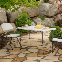 Lifetime Seasonal Party Trestle Folding Table - 1.22m / 4ft -Outdoor Garden 12813151 7144913634531594