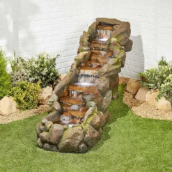 Stylish Fountains Bustling Waters Including LED Lights -Outdoor Garden 12814089 4434957312326480