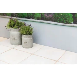 Stylish Stone Cambridge Textured Paving 450 X 450mm - Full Pack - Grey 8 Stylish Stone Cambridge Textured Paving 450 X 450mm - Full Pack - Grey -Outdoor Garden 12816933 1734833196781295