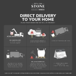 Stylish Stone Premium Alpine White Chippings - Bulk Bag 750 Kg -Outdoor Garden 12816991 1434931960482170