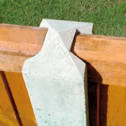 Forest Lightweight Concrete Fence Posts 2.36m (2360 X 84 X 106mm) - Pack Of 4
