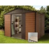 Yardmaster 10x8ft Woodgrain Shed & Floor Frame -Outdoor Garden 12817737 1724924205918523