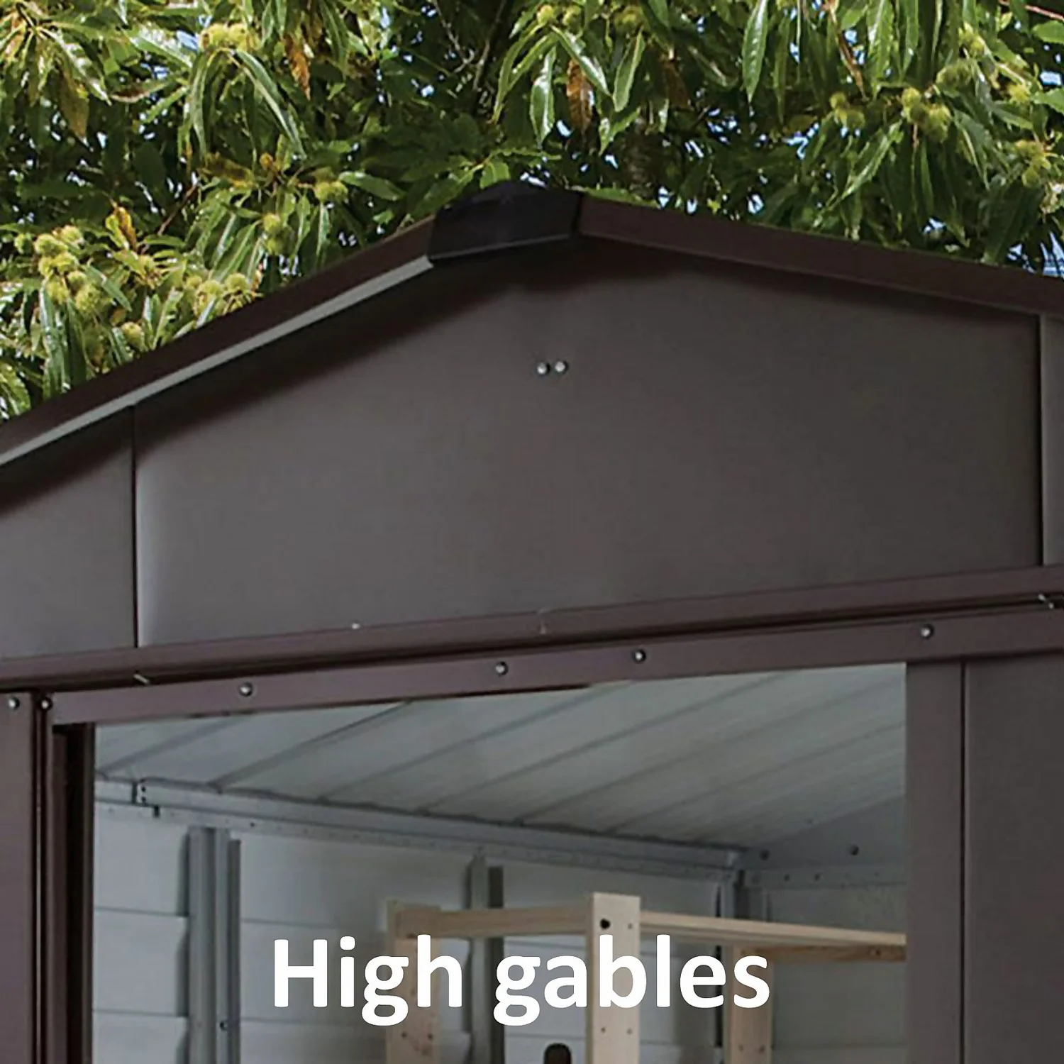 Yardmaster 10x8ft Woodgrain Shed & Floor Frame 8 Yardmaster 10x8ft Woodgrain Shed & Floor Frame - Image 6