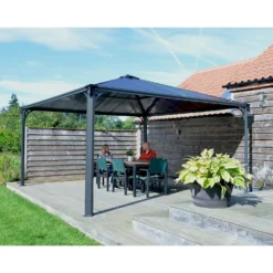 Palram - Canopia Palermo 4300 Garden Gazebo Grey -Outdoor Garden 12819403 3184893347431752