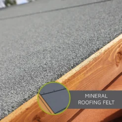 Mercia 4 X 6ft Overlap Apex Windowless Wooden Shed -Outdoor Garden 12819787 1685023716540474