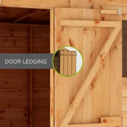 Mercia 6 X 3ft Overlap Pent Bike Shed -Outdoor Garden 12819936 1814989186411711