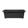 Corinth Black Patio Trough - 30cm 1 Corinth Black Patio Trough - 30cm -Outdoor Garden 12821394 6554831432089522