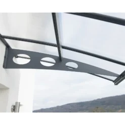 Palram - Canopia Canopy Herald 4460 Grey Clear -Outdoor Garden 12821845 1474833173686092