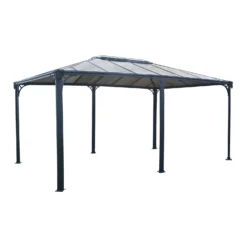 Palram - Canopia Martinique 5000 Garden Gazebo Grey Bronze 9 Palram - Canopia Martinique 5000 Garden Gazebo Grey Bronze -Outdoor Garden 12821926 9854924164923622