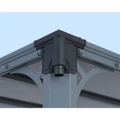 Palram - Canopia Milano 3000 Garden Gazebo Grey Bronze -Outdoor Garden 12821927 1624833173894466