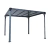 Palram - Canopia Milano 3000 Garden Gazebo Grey Bronze -Outdoor Garden 12821927 9304831431849888