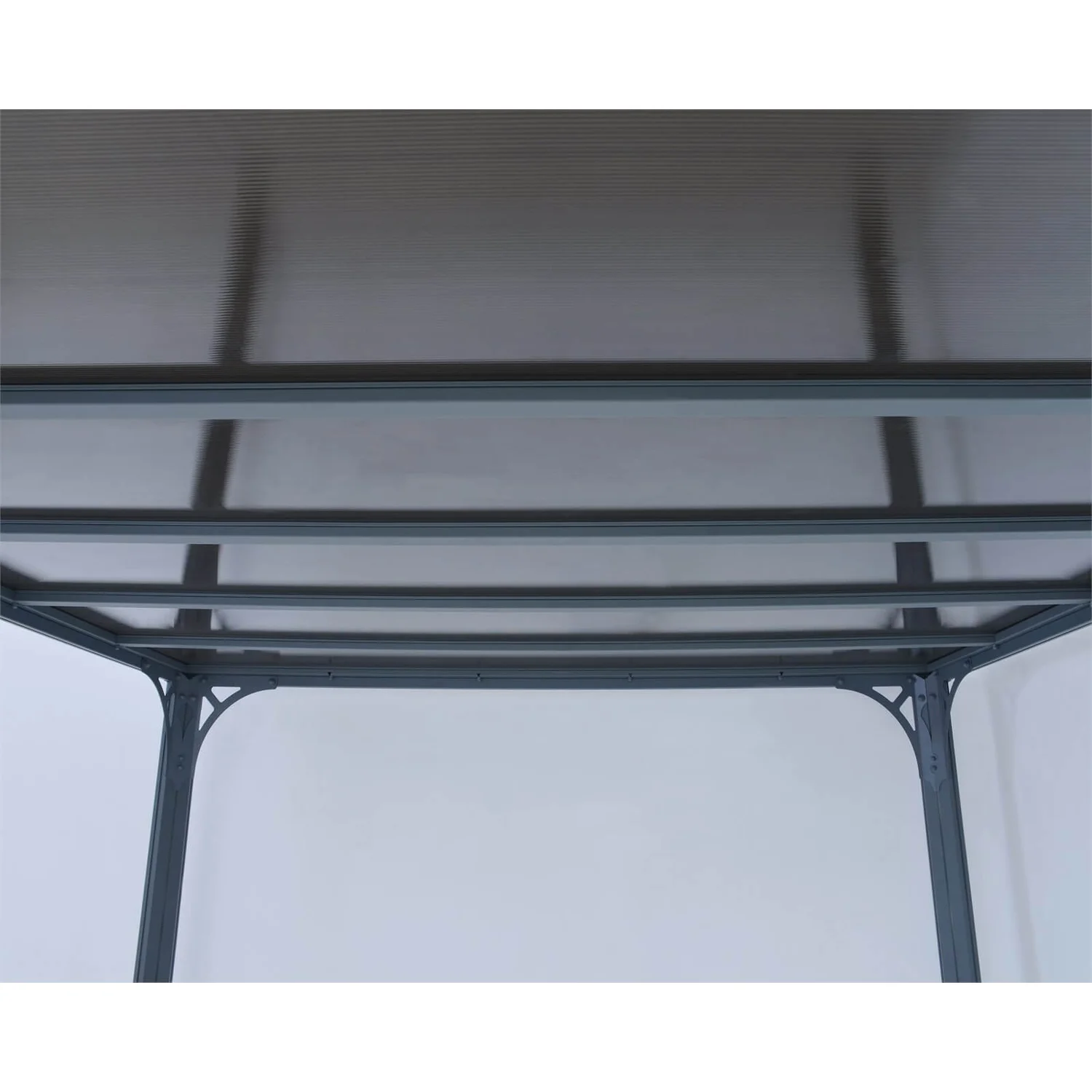 Palram - Canopia Milano 4300 Garden Gazebo Grey Bronze 6 Palram - Canopia Milano 4300 Garden Gazebo Grey Bronze - Image 4