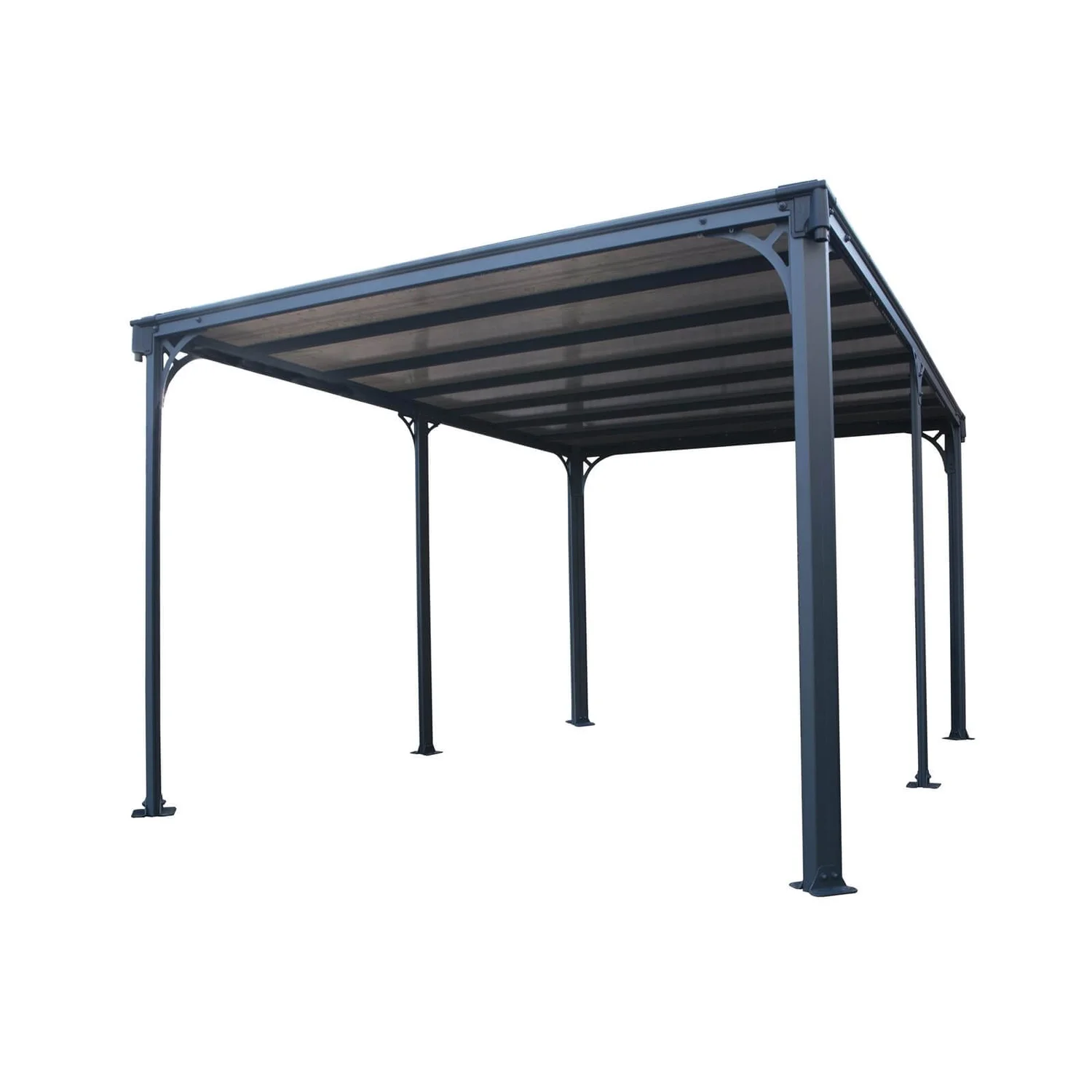 Palram - Canopia Milano 4300 Garden Gazebo Grey Bronze 4 Palram - Canopia Milano 4300 Garden Gazebo Grey Bronze - Image 2