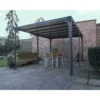 Palram - Canopia Milano 4300 Garden Gazebo Grey Bronze -Outdoor Garden 12821928 2124831431840252
