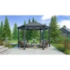 Palram - Canopia Roma Hexagonal Garden Gazebo Grey -Outdoor Garden 12821930 5254831431974796