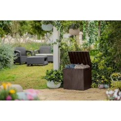 Keter City Outdoor Garden Storage Box 113L - Brown -Outdoor Garden 12822290 1104900073787729