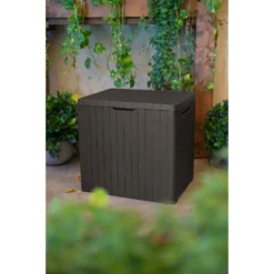 Keter City Outdoor Garden Storage Box 113L - Brown -Outdoor Garden 12822290 1124900073755494