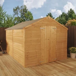 Mercia 12 X 8ft Overlap Apex Windowless Shed -Outdoor Garden 12822437 1164833224232564