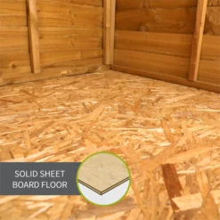 Mercia 12 X 8ft Overlap Apex Windowless Shed -Outdoor Garden 12822437 1674833224112048