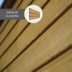 Mercia 12 X 8ft Overlap Apex Windowless Shed -Outdoor Garden 12822437 3244833224263926