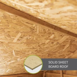 Mercia 12 X 8ft Overlap Apex Windowless Shed -Outdoor Garden 12822437 3634833224083053