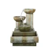 Stylish Fountains Patina Bowls Water Feature 1 Stylish Fountains Patina Bowls Water Feature -Outdoor Garden 12825370 2464831969813137