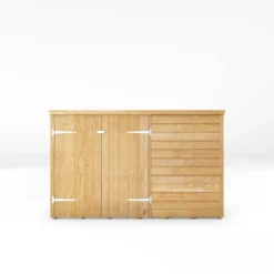 Mercia 6 X 3ft Overlap Pent Bike Shed - Incl. Installation -Outdoor Garden 12825544 1194989186145779