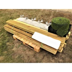 None Swift Deck Complete Decking Kit - Corner - 4.75 X 4.7m -Outdoor Garden 12826414 9304833224452101