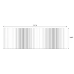 None Swift Deck Complete Decking Kit - 2.4 X 7.0m -Outdoor Garden 12826415 1174833223815444