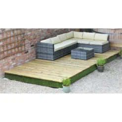 None Swift Deck Complete Decking Kit - 2.4 X 7.0m -Outdoor Garden 12826415 4694833223743267