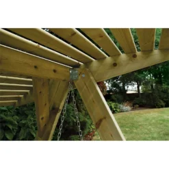 Anchor Fast FSC Wooden 2 Seater Swing Seat -Outdoor Garden 12826452 1334833226393632