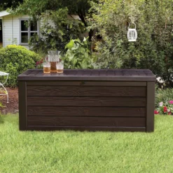 Keter Westwood Outdoor Garden Storage Box 570L - Brown 13 Keter Westwood Outdoor Garden Storage Box 570L - Brown -Outdoor Garden 12828828 1094858568487996