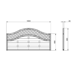 1.8m X 0.9m Pressure Treated Decorative Europa Prague Fence Panel - Pack Of 5 9 1.8m X 0.9m Pressure Treated Decorative Europa Prague Fence Panel - Pack Of 5 -Outdoor Garden 12832750 9194833196583259