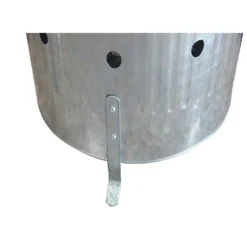 None Garden Galvanised Steel Incinerator / Fire Bin With Lid - 85L -Outdoor Garden 12834094 1945030658343959