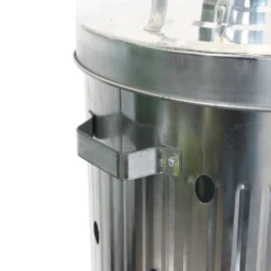 None Garden Galvanised Steel Incinerator / Fire Bin With Lid - 85L -Outdoor Garden 12834094 6265030658477975