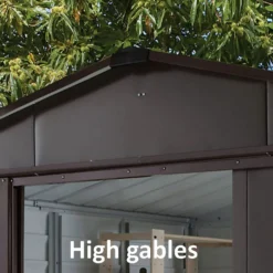 Yardmaster 10x8ft Shiplap Metal Shed -Outdoor Garden 12834219 1705040005859540