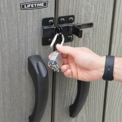 Lifetime 1500L Rough Cut Vertical Storage Cabinet -Outdoor Garden 12836581 1624833208106790